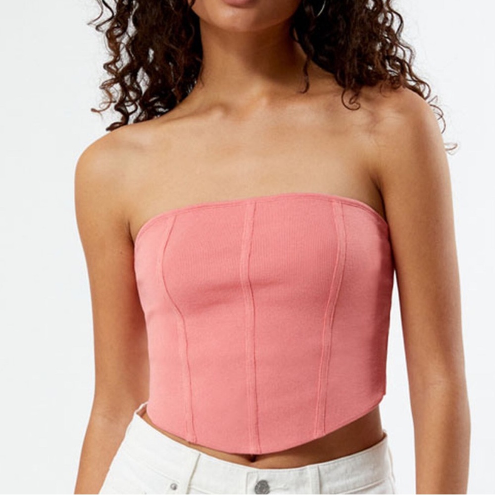 La Hearts Bridgette Corset Sweater Tube Top Pacsun